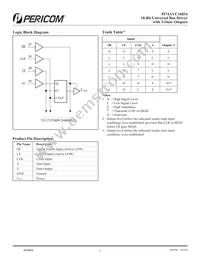 PI74AVC16834AEX Datasheet Page 2