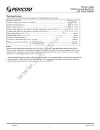 PI74AVC16834KE Datasheet Page 3