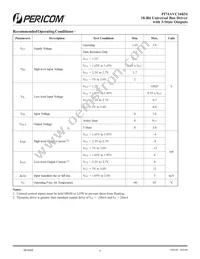 PI74AVC16834KE Datasheet Page 4