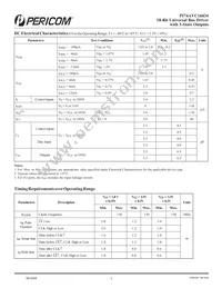 PI74AVC16834KE Datasheet Page 5