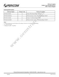 PI74AVC16834KE Datasheet Page 11