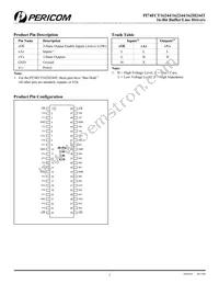 PI74FCT162244ATV Datasheet Page 2
