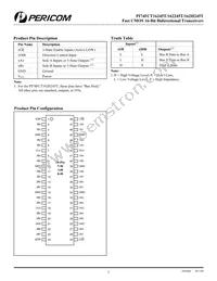 PI74FCT162245ATV Datasheet Page 2