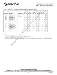 PI74FCT162373ATV Datasheet Page 7