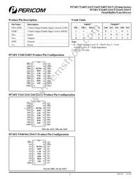 PI74FCT2541ATQ Datasheet Page 2