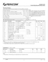 PI74FCT273TSE Datasheet Page 2