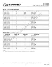 PI74FCT373TQE Datasheet Page 8