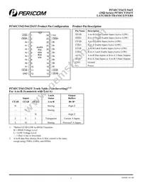 PI74FCT543ATS Datasheet Page 2