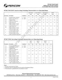 PI74FCT543ATS Datasheet Page 5