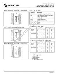 PI74FCT574ATS Datasheet Page 2