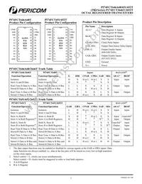 PI74FCT646ATQ Datasheet Page 2