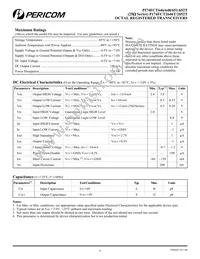 PI74FCT646ATQ Datasheet Page 4