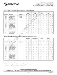 PI74FCT646ATQ Datasheet Page 7