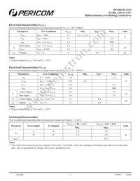 PI74HSTL1212AE Datasheet Page 3