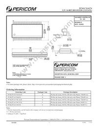 PI74LCX16374AE Datasheet Page 7