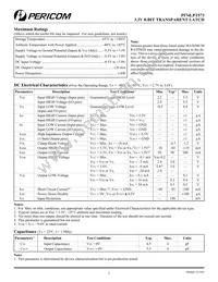 PI74LPT573AS Datasheet Page 2