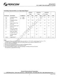 PI74LPT573AS Datasheet Page 4