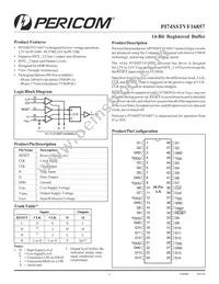 PI74SSTVF16857AEX Datasheet Cover