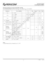 PI74SSTVF16857AEX Datasheet Page 4