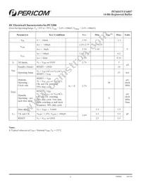 PI74SSTVF16857AEX Datasheet Page 5
