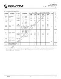 PI74ST1G125TEX Datasheet Page 3