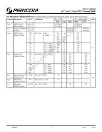 PI74STX1G02CX Datasheet Page 3