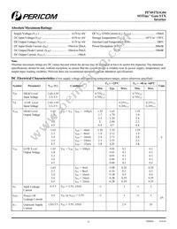 PI74STX1G04CX Datasheet Page 2