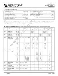 PI74STX1G08TEX Datasheet Page 2