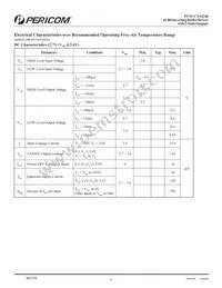 PI74VCX16240AE Datasheet Page 4