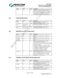 PI7C7300ANAE Datasheet Page 17