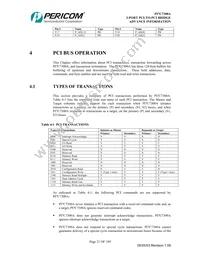 PI7C7300ANAE Datasheet Page 21