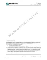 PI7C8140AMAE Datasheet Page 2