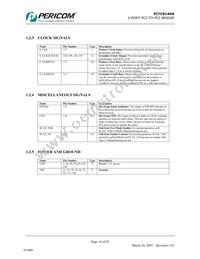 PI7C8140AMAE Datasheet Page 14