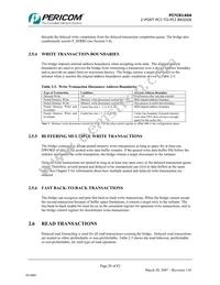 PI7C8140AMAE Datasheet Page 20