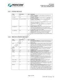 PI7C8148ANJE Datasheet Page 16