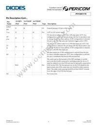 PI7C9X1170CZDE Datasheet Page 5