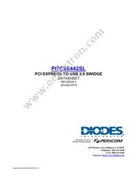 PI7C9X442SLBFDE Datasheet Cover