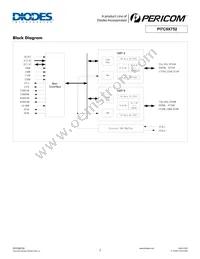 PI7C9X752FAE Datasheet Page 2