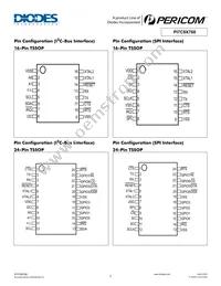 PI7C9X760ACLE Datasheet Page 3