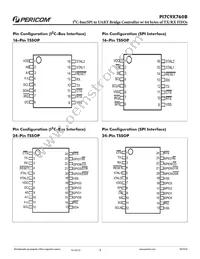PI7C9X760BZDEX Datasheet Page 3