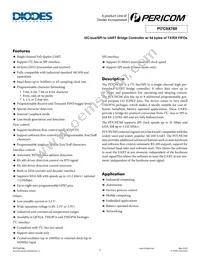 PI7C9X760CZDE Datasheet Cover