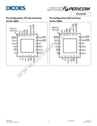 PI7C9X760CZDE Datasheet Page 4