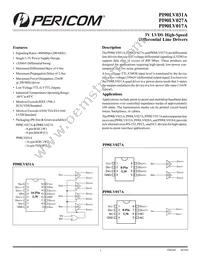 PI90LV031AW Datasheet Cover