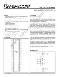 PI90LV387AEX Datasheet Cover