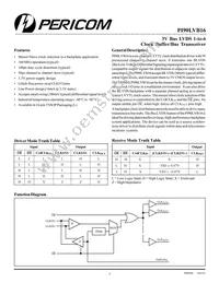 PI90LVB16L Datasheet Cover