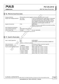 PIC120.241D Datasheet Page 14