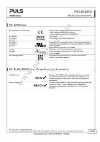 PIC120.241D Datasheet Page 16