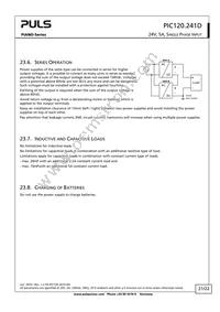 PIC120.241D Datasheet Page 21