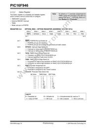 PIC16F946-E/PT Datasheet Page 20