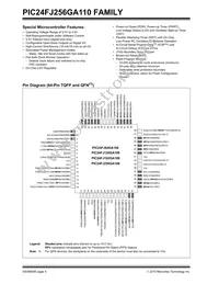 PIC24FJ64GA110T-I/PT Datasheet Page 4